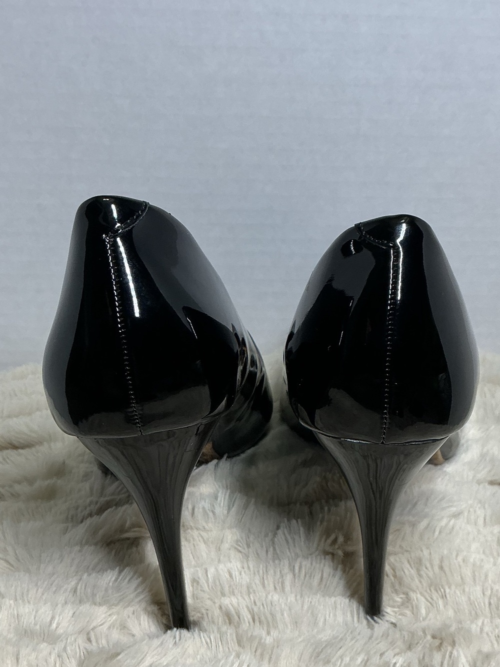 Azalea Wang Black Leopard Print Pointed Toe Stiletto Pumps Women’s Size 9 NWOB - Picture 6 of 16